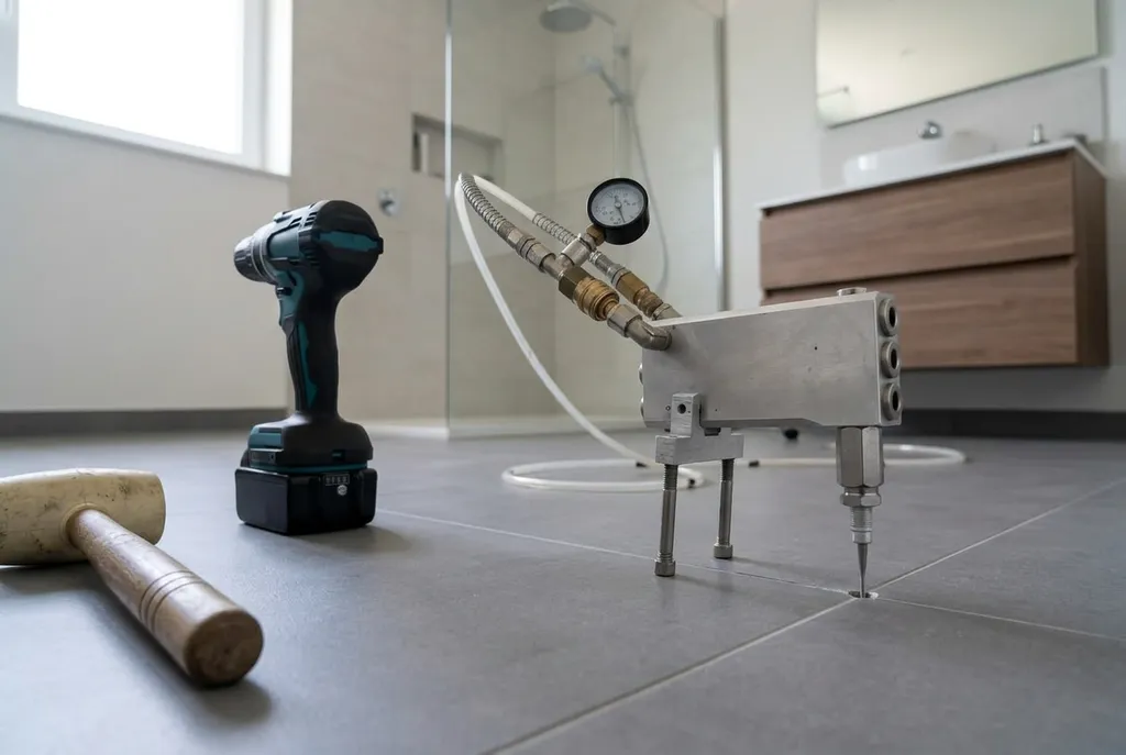 Kitbedrijf Blaricum – holle tegels injecteren